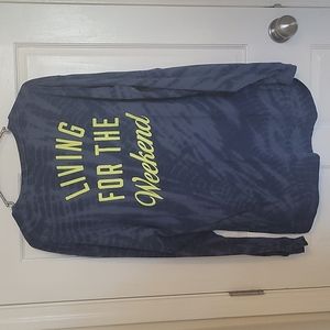 PINK Tie Dye Long Sleeve Tee